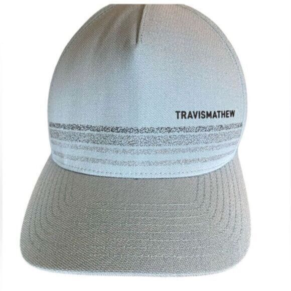 EUC - Travis Mathew Gray Ball Cap Flex Fit Size XL - Picture 1 of 8